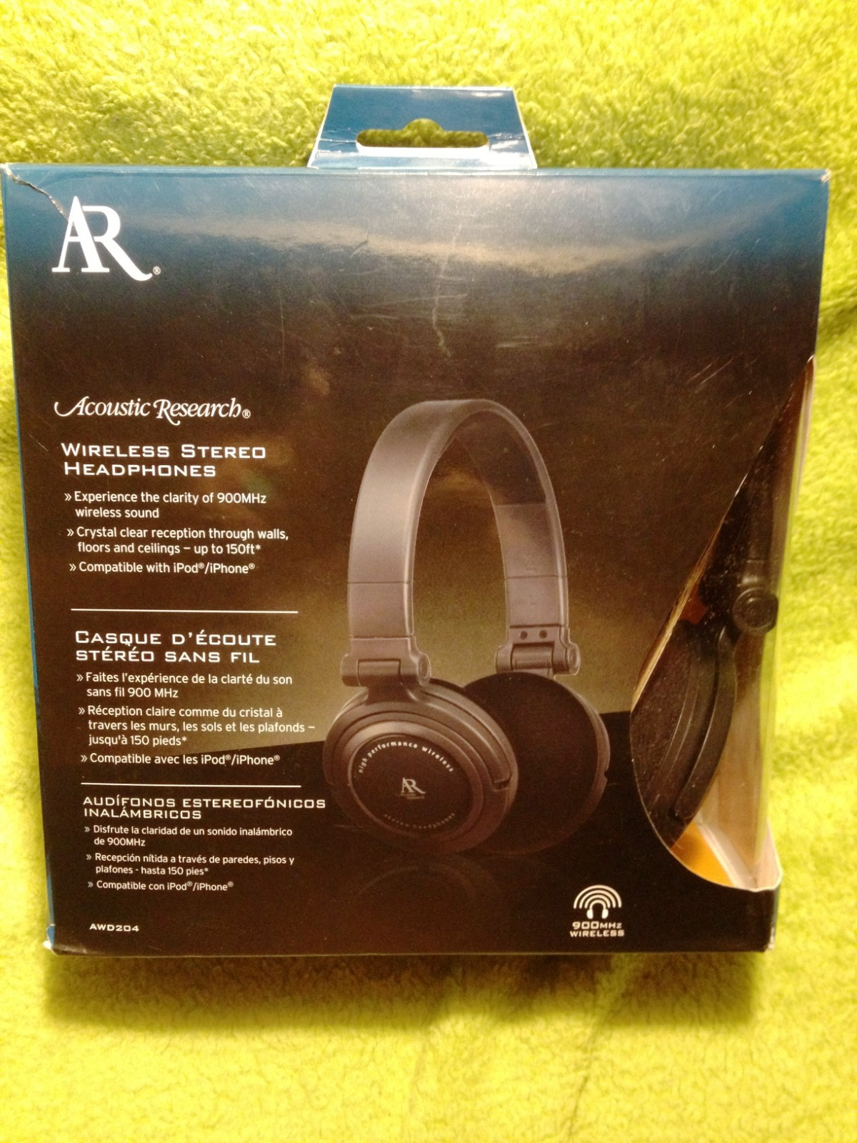 Acoustic Research AWD204 Wireless Stereo Headphones — listing photo 1 of 1