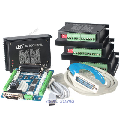 4 Axis CNC Kit For Nema17 Nema23 Nema34 Motor 4 * TB6600HG Stepper Driver 5A