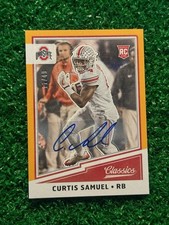 2017 Classics Rookies Significant Signatures Orange /49 Curtis Samuel Auto