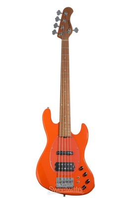 Sadowsky MetroExpress Vintage M/J 5-string Bass Guitar - Candy Apple Orange,