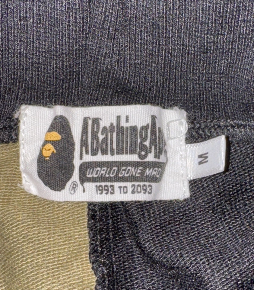 Мужские кроссовки A Bathing Ape Joggers M черные зеленые лесной камуфляж акула BAPE WGM поты - Изображение 4 из 4