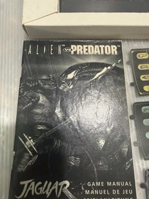 Alien vs Predator Atari Jaguar Complete in Box Includes Manual & All 3 Overlays
