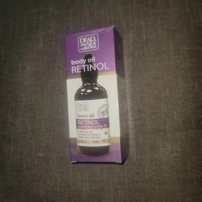 10-Dead Sea Collection Softening Retinol Body Oil Help Reduce Irritation 4 Fl Oz
