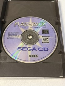 Flashback The Quest for Identity Sega CD 1993 W/Registration Card