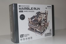 ROKR NEW Marble Run Manual/Electric LGC01 Spaceport 3D Wooden Puzzle Toy Kit