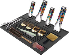 Magnetic Barber Organizer Mat for Clippers 17.7'' X 11.8'' , Professional Anti-S