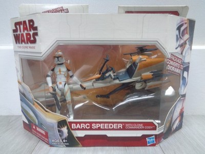 Star Wars - The Clone Wars - BARC Speeder Bike mit Clone Commander Cody