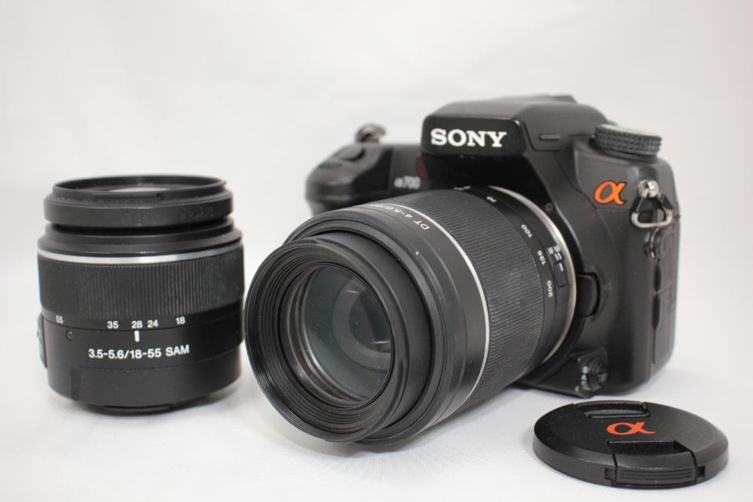 ソニー SONY α700 18-55mm Sony α700 DSLR Camera with 18-55mm and 55-200mm Zoom Lens Set | eBay