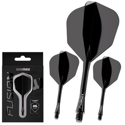 Darts Fusion Integrated Flight & Shaft System No 6 Shape and Design Verfügbar in