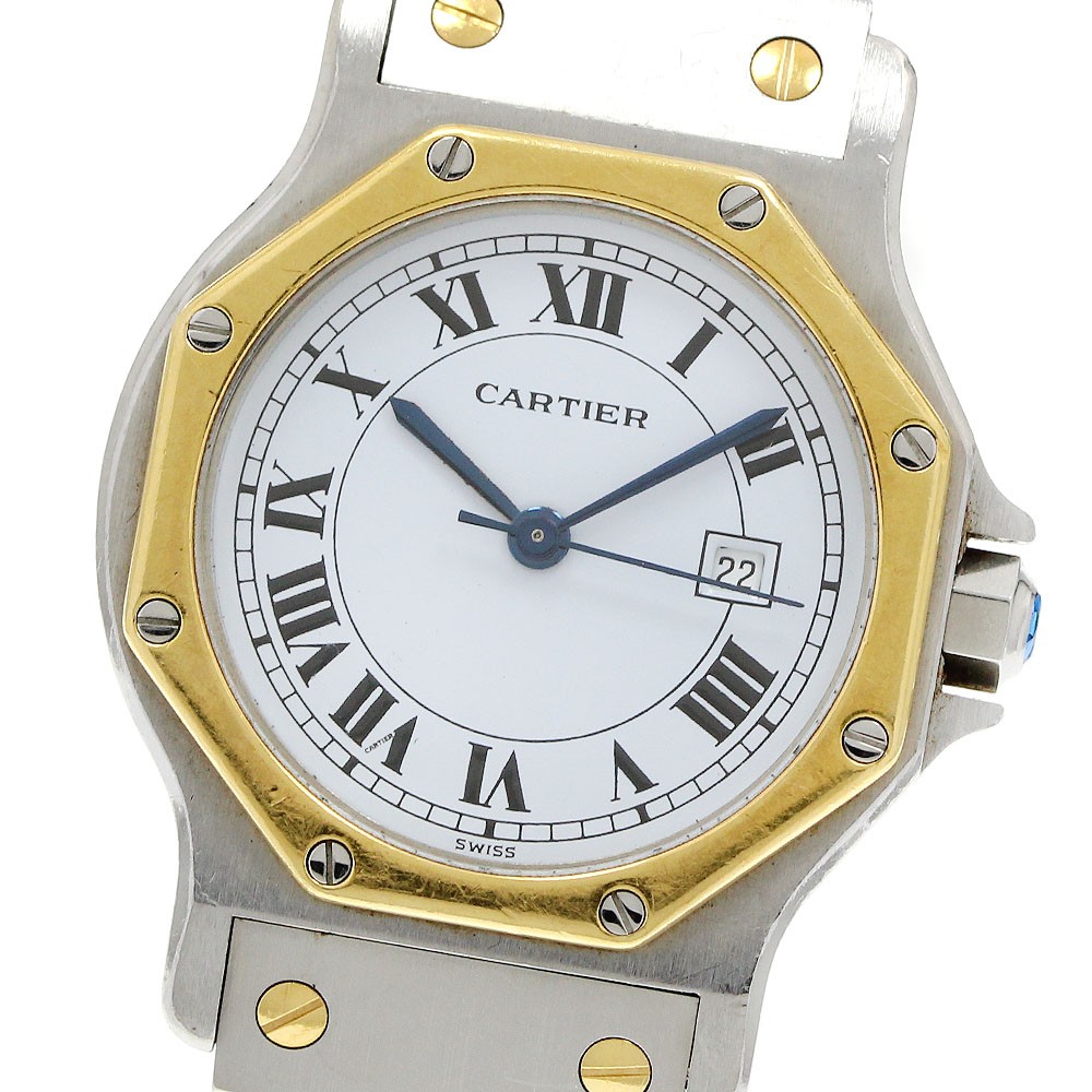 CARTIER Santos Octagon LM Date Watch_962182