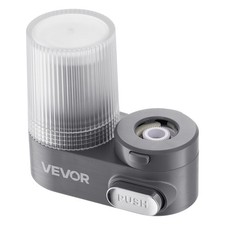 Kitchen Sink Water Purifier - Gray Vertical Faucet Mount Filter for Pure Water