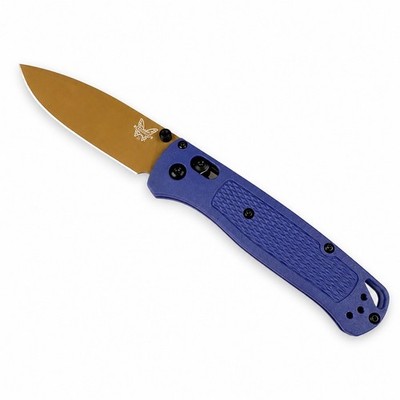 Benchmade 535FE-05 Bugout Crater Blue Grivory Handle S30V Blade Folding Knives