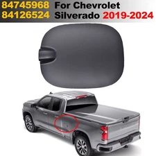 Fuel Tank Cover Door Gas Filler Cap For For 2019-2024 Chevrolet Silverado 1500