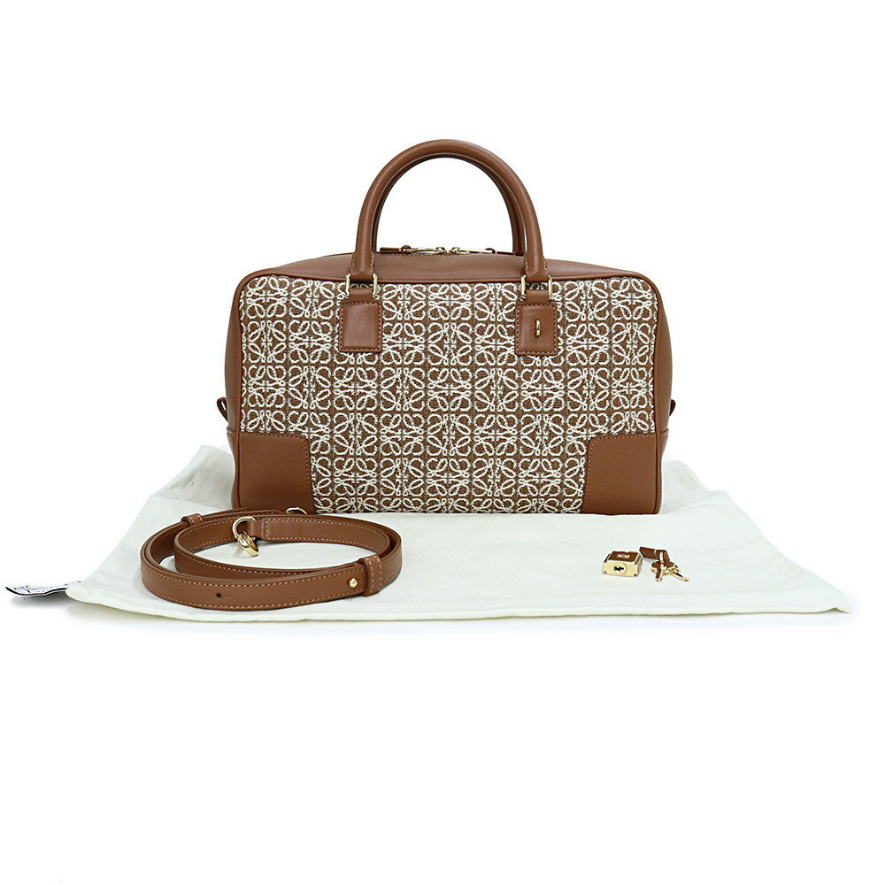 LOEWE Amazona 28 shoulder handbag jacquard A039N08X02 #366 LOEWE Amazona 28 shoulder handbag jacquard A039N08X02 #366