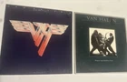Lot Of 2 Vtg Van Halen ii & Women And Children First (w Poster) Vinyl Record GC