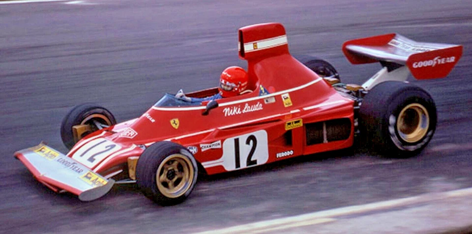 POLISTIL Vintage DIECAST 1/16 FERRARI 312 B3 F1 - #12 NIKI LAUDA w/BOX - Rare! - Image 4 of 4