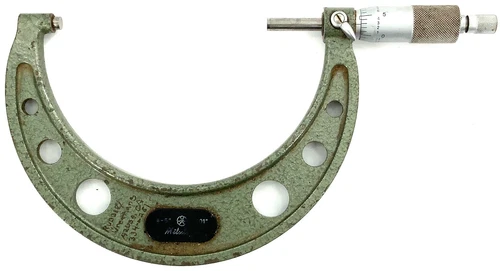 Mitutoyo 103-181A Outside Micrometer, Inch, Friction Thimble, 4-5" .001” Range