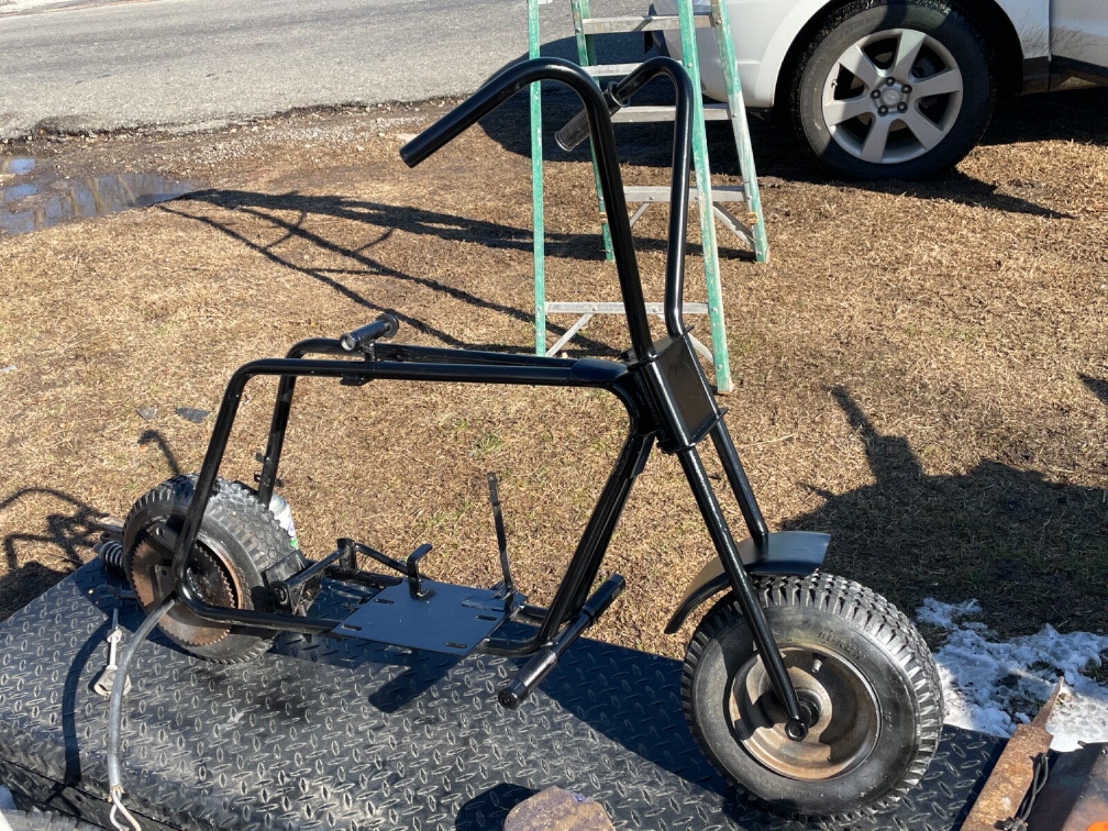 Mini Bike Frame for sale compared to CraigsList Only 3 left at 60