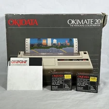 OKIMATE 20 The Personal COLOR Printer Power On Tested only