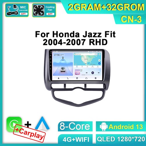 2004-07 Android Auto Radio For Honda Jazz City GPS Navi Screen Car Video Player - Picture 31 of 32