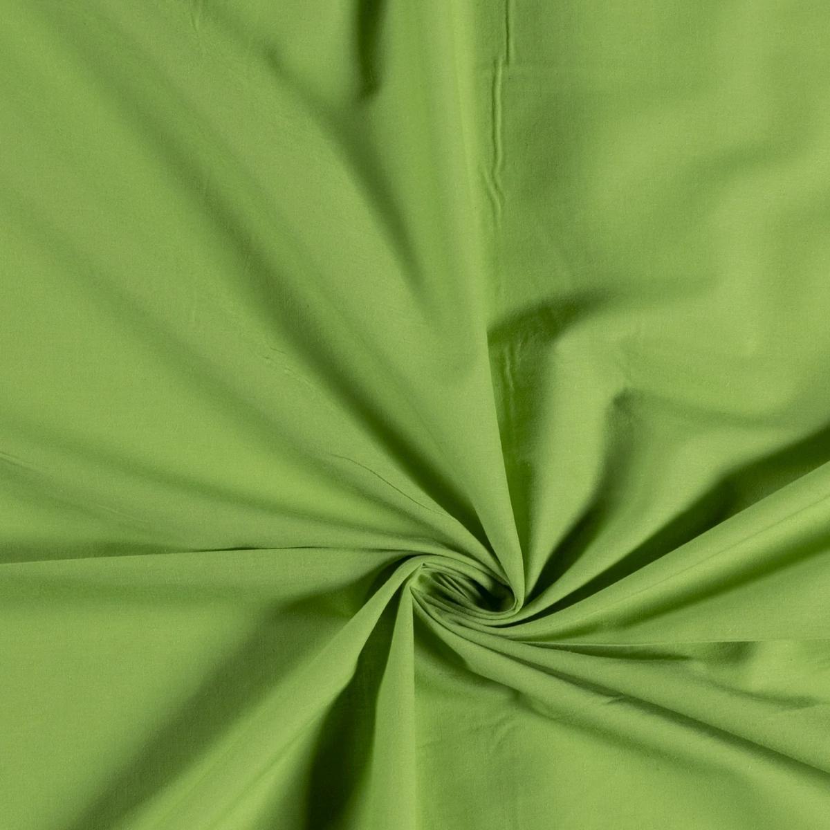 Liso 100% Voile de Algodón Tejido Verde Lima