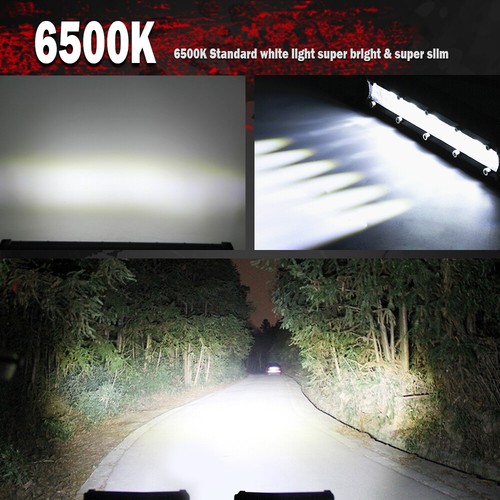 1/2/4/10PCS 7inch Slim LED Work Light Bar Flood Spot Combo Driving SUV ATV 7" 8" - Picture 2 of 18