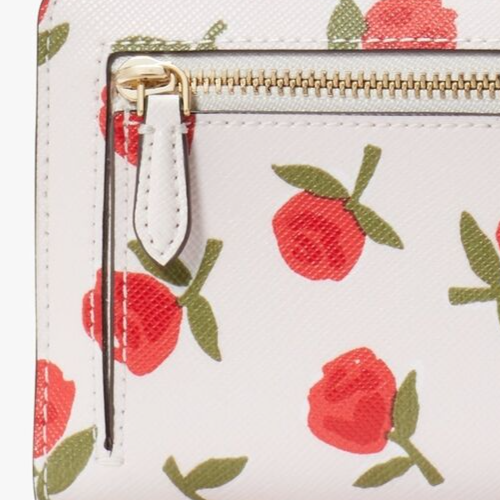 Kate Spade Dana Large Slim Bifold Wallet White Saffiano KE618 NWT $179 Retail - Picture 5 of 5