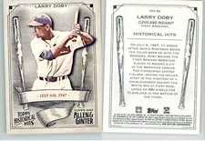Larry Doby 2021 Topps Allen & Ginter Historical Hits HH-42 Indians HOF