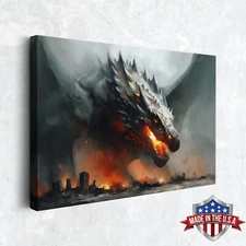 Inferno Unleashed Wall Art, Canvas Print for Home Decor, Wall Decor Art Poster