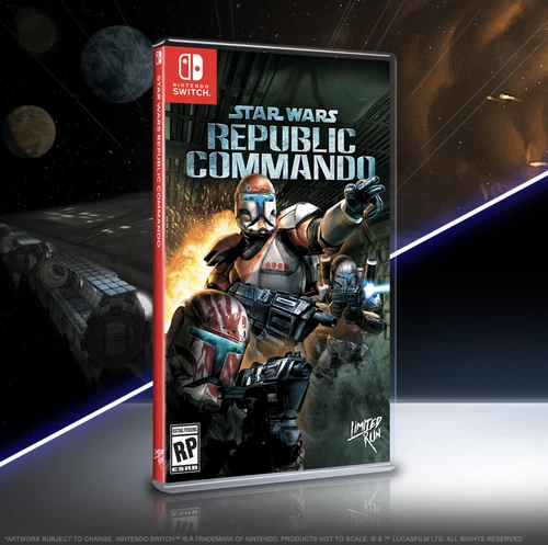 Star Wars Republic Commando + #268 Card Nintendo Switch Limited Run #103 Sealed