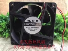 CROWN AGE12038B24L DC24V 0.18A 12CM 2-Wire Inverter Silent Fan