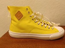 PF Flyers All American Hi Top Aurora Sneaker Yellow Men's 11 Women's 12.5