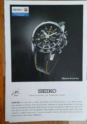 SEIKO: SPORTURA UHR: WERBUNG 2011 - 10 X 7 