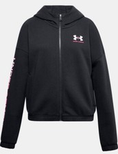 Girls' Size Youth Large Rival Fleece Full Zip Hoodie Under Armour New With Tags