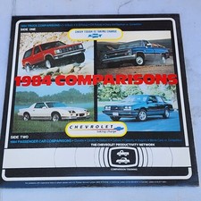 1984 Chevrolet comparisons truck car product training laserdisc dealership tools