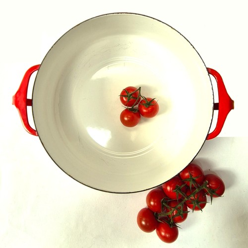 XL Vintage Dansk Kobenstyle Pot, Red Enamel, Jens Quistgaard, JHQ - Picture 7 of 14