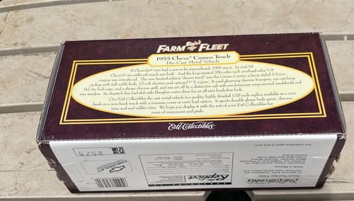 1955 CHEVY PICKUP -DIE CAST METAL CAMEO TRUCK VEHICLE -ERTL-FARM-FLEET-1995 - 第 2/2 張圖片