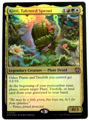 MTG Kirri, Talented Sprout Outlaws of Thunder Junction Commander