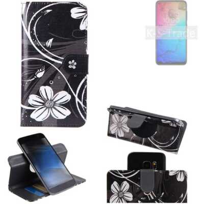 Für BQ Mobile BQ-6430L Aurora 360° Schutz Hülle Wallet Case Design Blumen