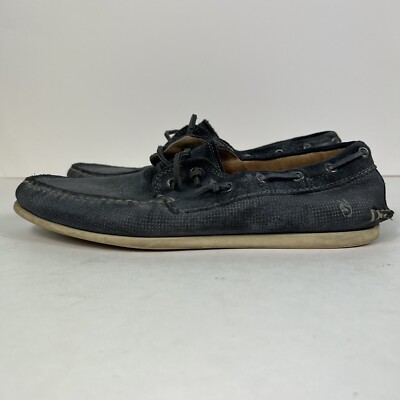 Leather John Varvatos Boat Shoes Men display picture 3