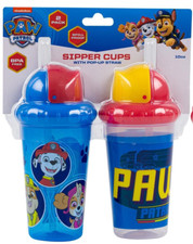 Nickelodeon Paw Patrol 2-Pack Sippy Cup With Pop-Up Straw 10 oz. BPA Free
