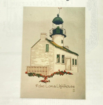 Art Ventures Point Loma Lighthouse Charted Graph Cross Stitch CA Landmark Series
