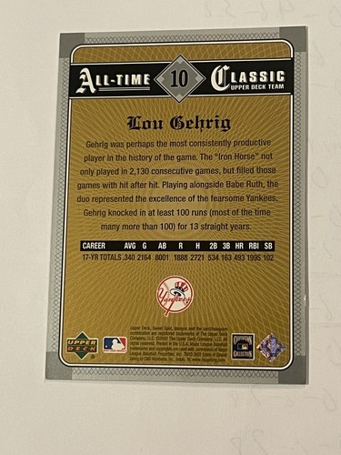 πLOU GEHRIG +9π~Lotto di 10 carte YANKEES!! - Foto 2 di 20