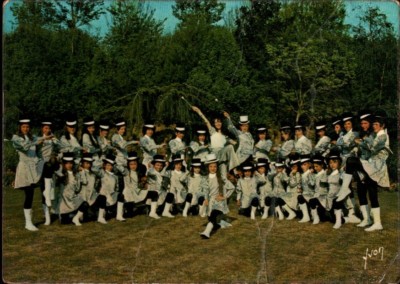 CPSM LES BLACKS AND WHITE - MAJORETTES DE DIEPPE ( 76 )