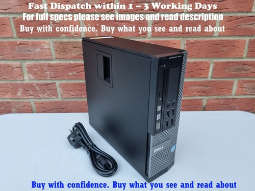 SuperFast Powerful Dell OptiPlex 12GB RAM 500GB HDD Core i3-3220 UEFI Win10Pro - 第 1/16 張圖片