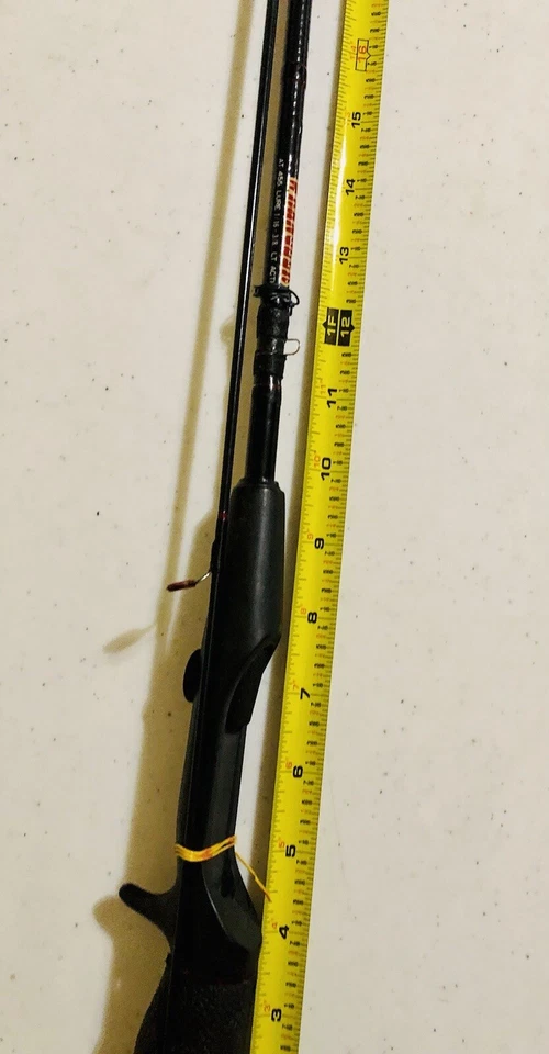 Wrangler 455 Fishing Rod 5’ Light Action Spinning Pole 1/16–3/8oz Lure Vintage - Image 3 of 4