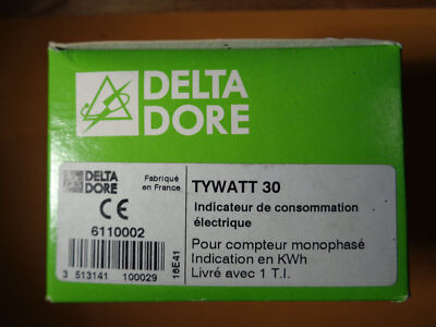 DELTA DORE 6110002 TYWATT 30 DELTADORE INDICATEUR DE CONSOMMATION ELECTRIQUE NEU