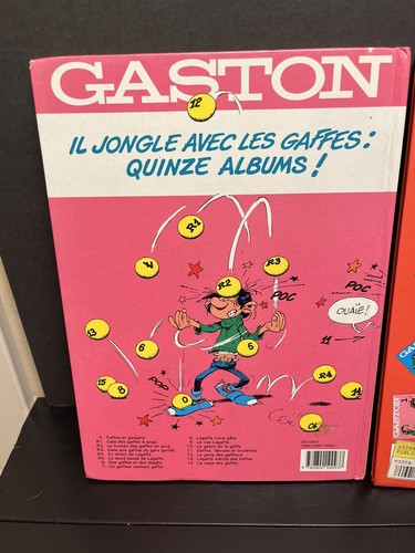 GASTON Buch 3 Stück DUPUIS französischsprachige Comics R1, 14, 16 Franquin HC - Bild 6 von 12