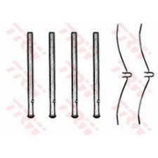 TRW Zubehörsatz Scheibenbremsbelag vorne für Mazda 323 III Hatchback PFK219