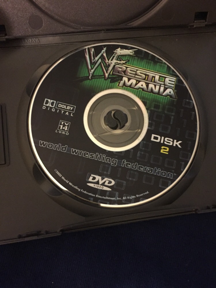 WWF Wrestlemania XVI 2000 DVD Special 2 Disc Triple H Terri The